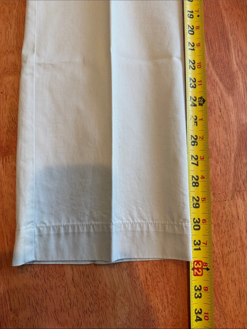 Polo by Ralph Lauren Men's Cream Chino Cotton Pants 36x32